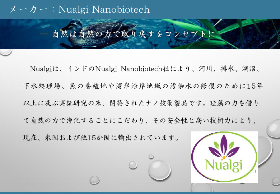 メーカー:Nualgi Nanobiotech